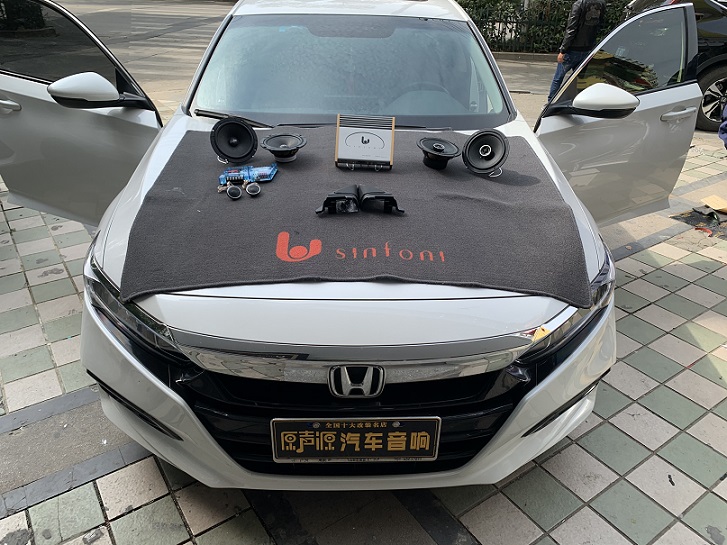 本田雅閣汽車音響改裝，隔音降噪，南昌原聲源汽車音響